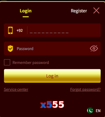 X555 login preview